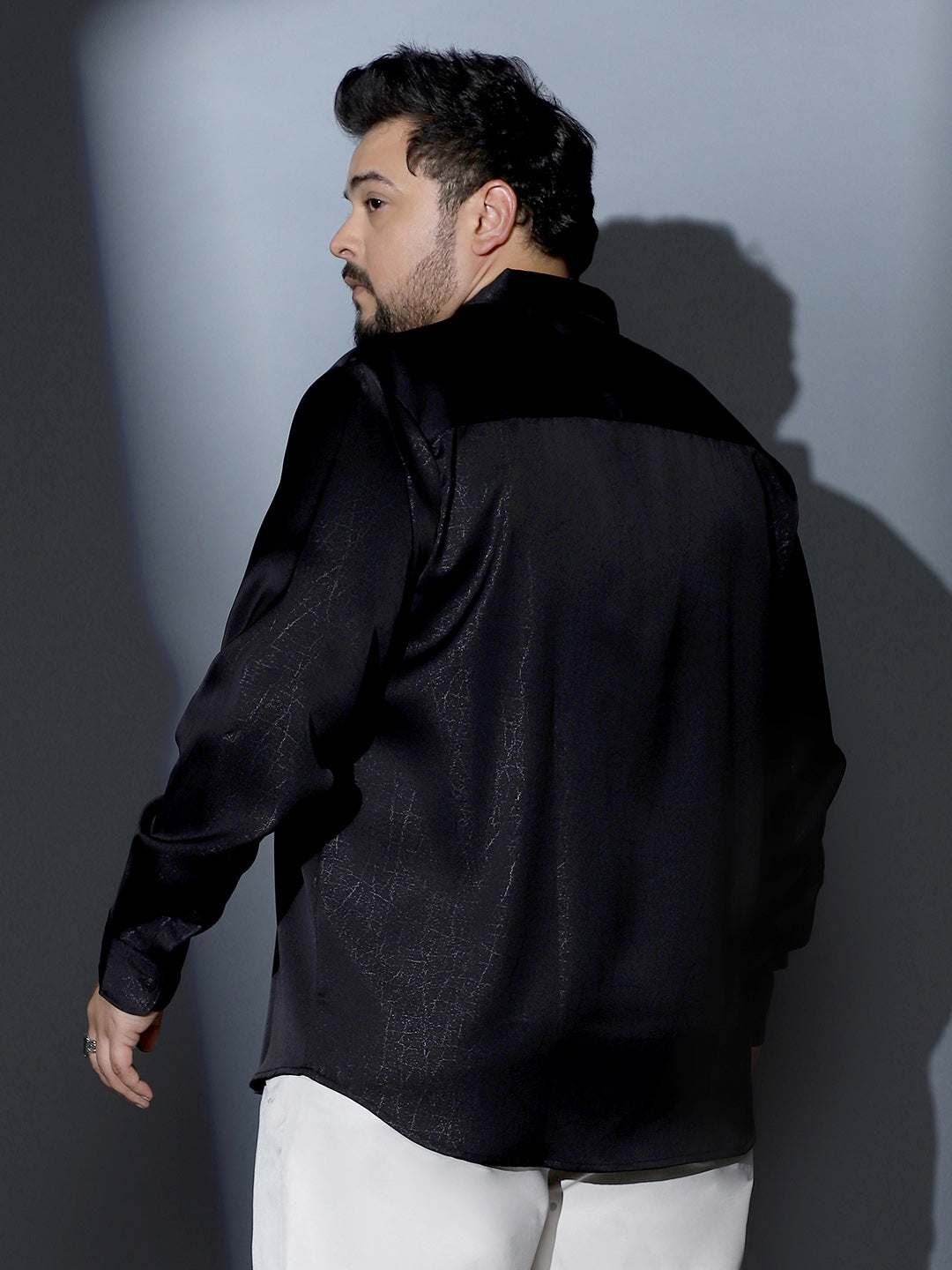 Axon-Jacquard Satin Shirt