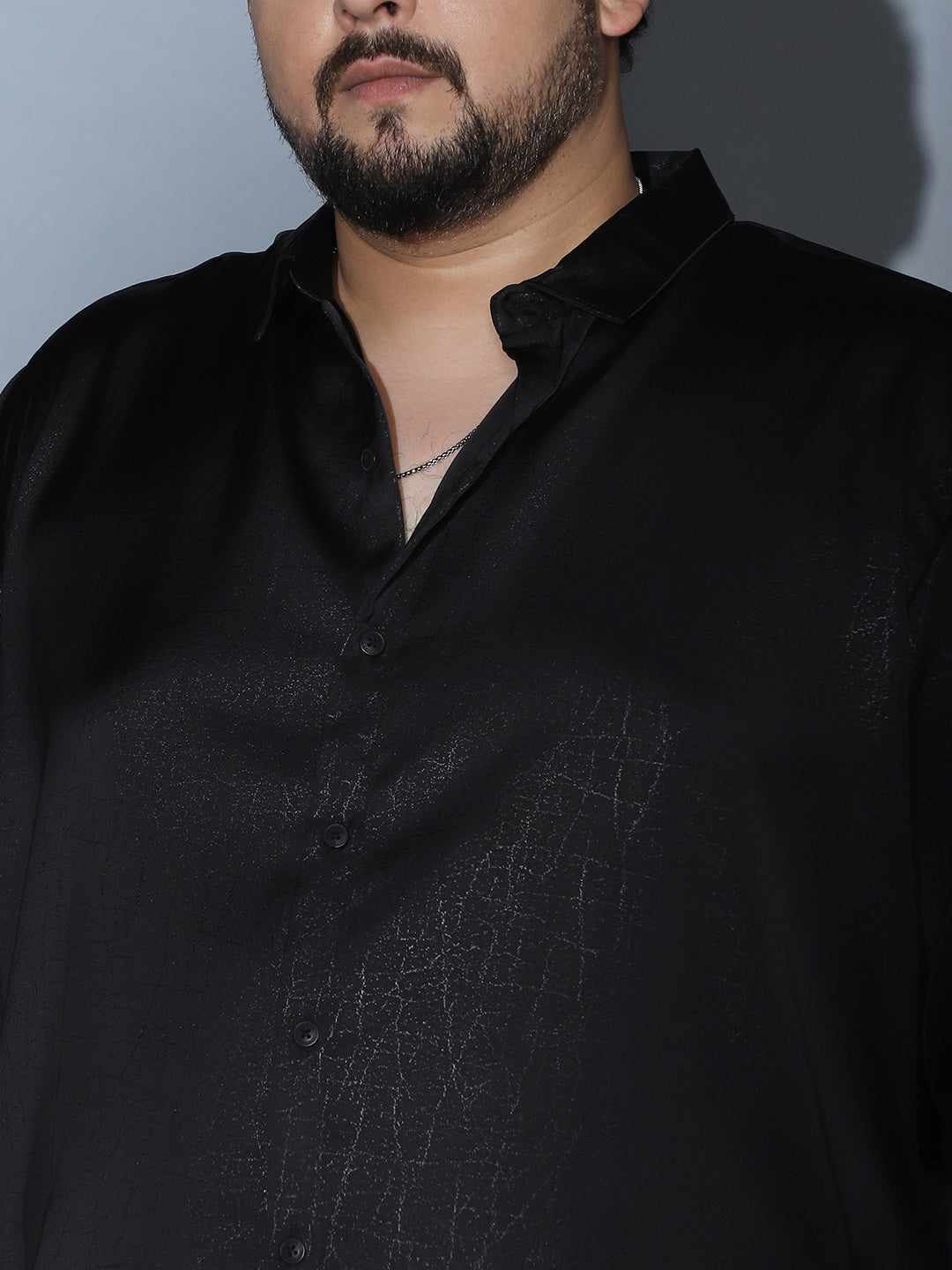 Axon-Jacquard Satin Shirt