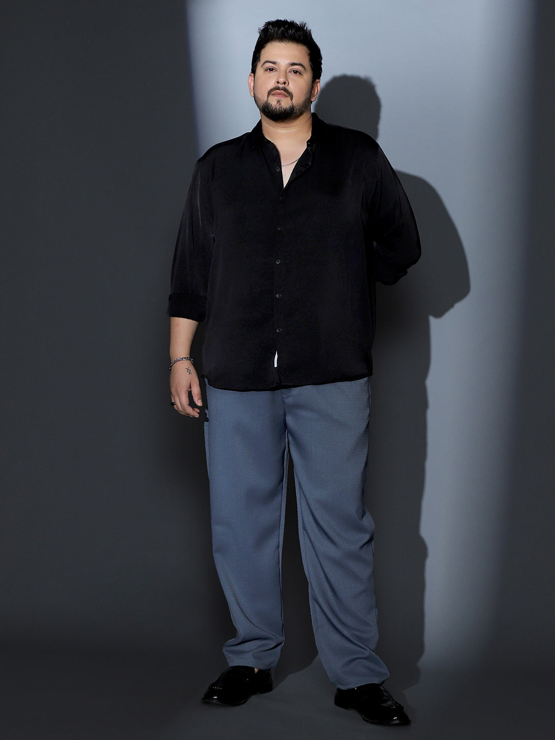 Crushed-Textured Shirt
