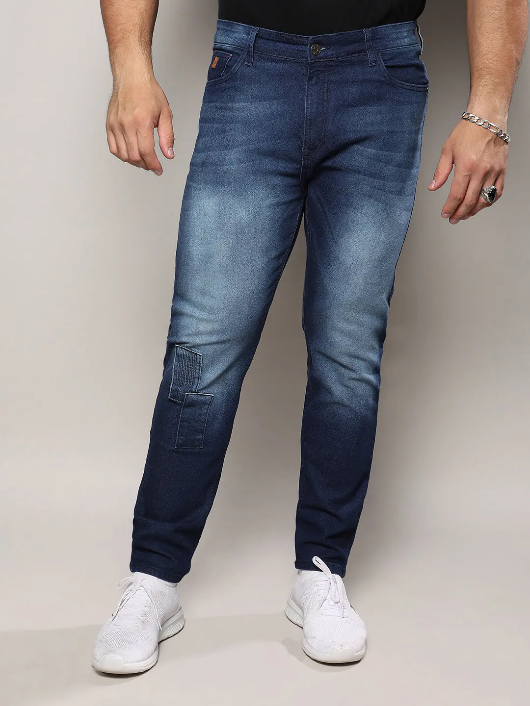 Self Design Stylish Casual Denim Jeans