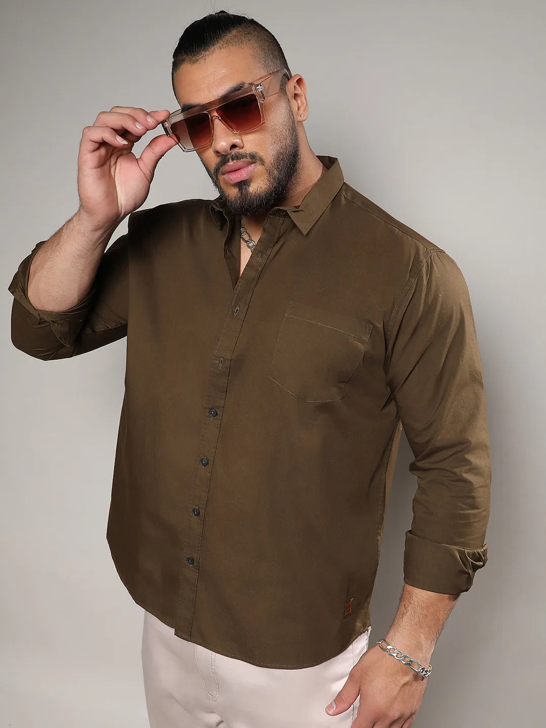 Solid Casual Shirt