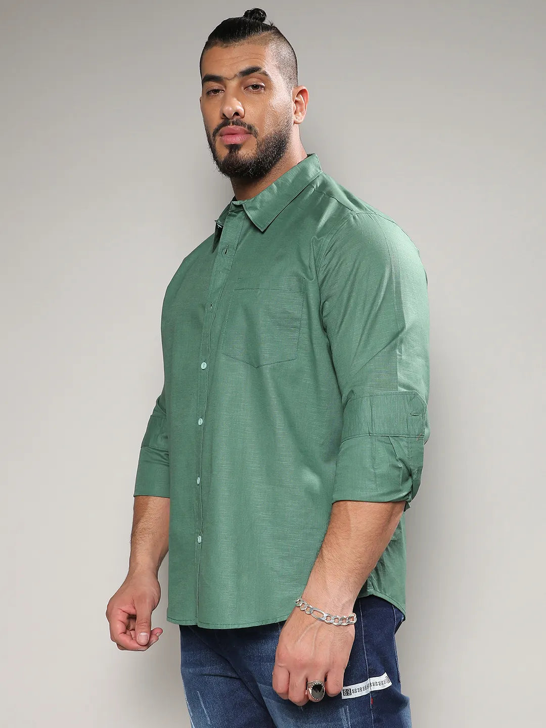 Solid Stylish Casual Shirt