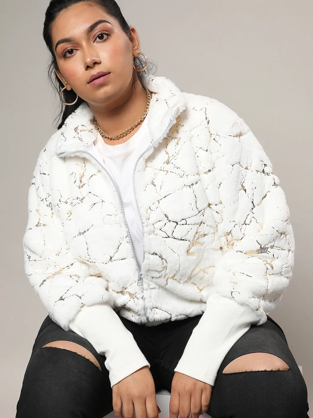 Plus size jackets winter online
