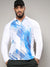 White Graphic Printed Activewear T-Shirt