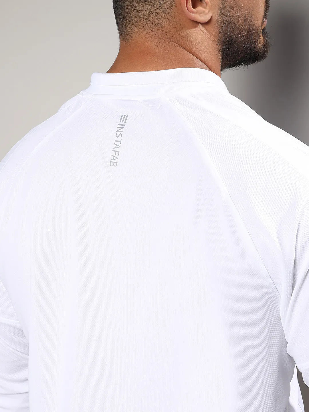 White Graphic Printed Activewear T-Shirt