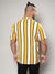 Yellow Striped Casual Shirt