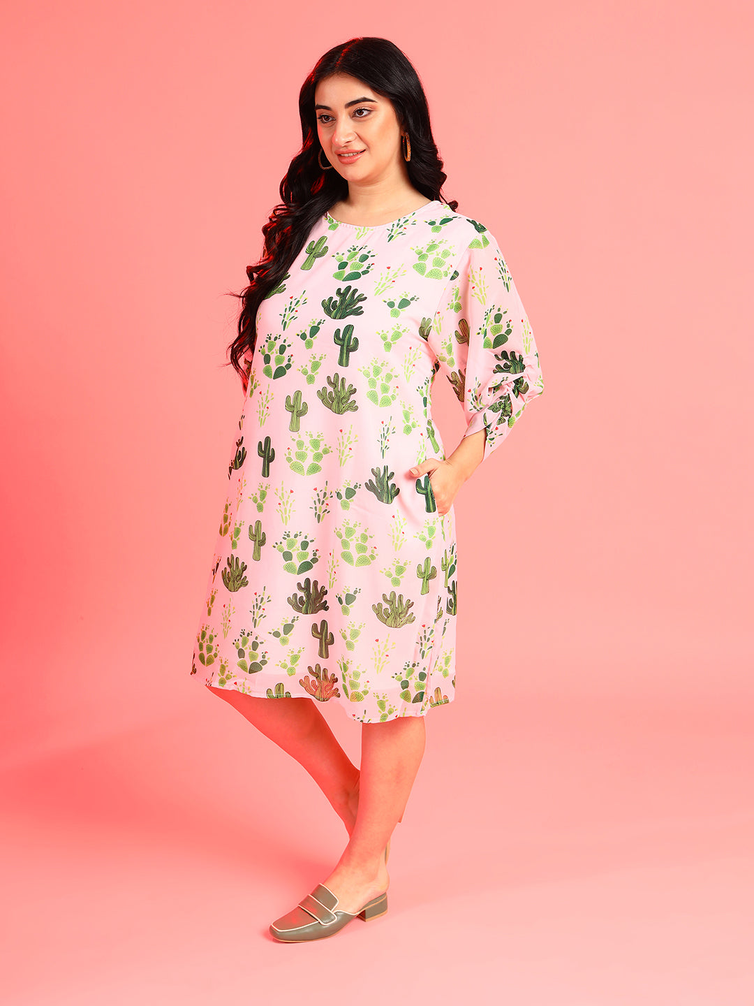 WOMEN FLORAL DESIGN DRESS
