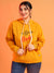 WOMEN PRINTED HOODED SWEATSHIRT