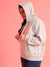 WOMEN PRINTED HOODED SWEATSHIRT