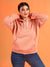 WOMEN SOLID HOODED SWEATSHIRT