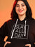 WOMEN PRINTED HOODED SWEATSHIRT