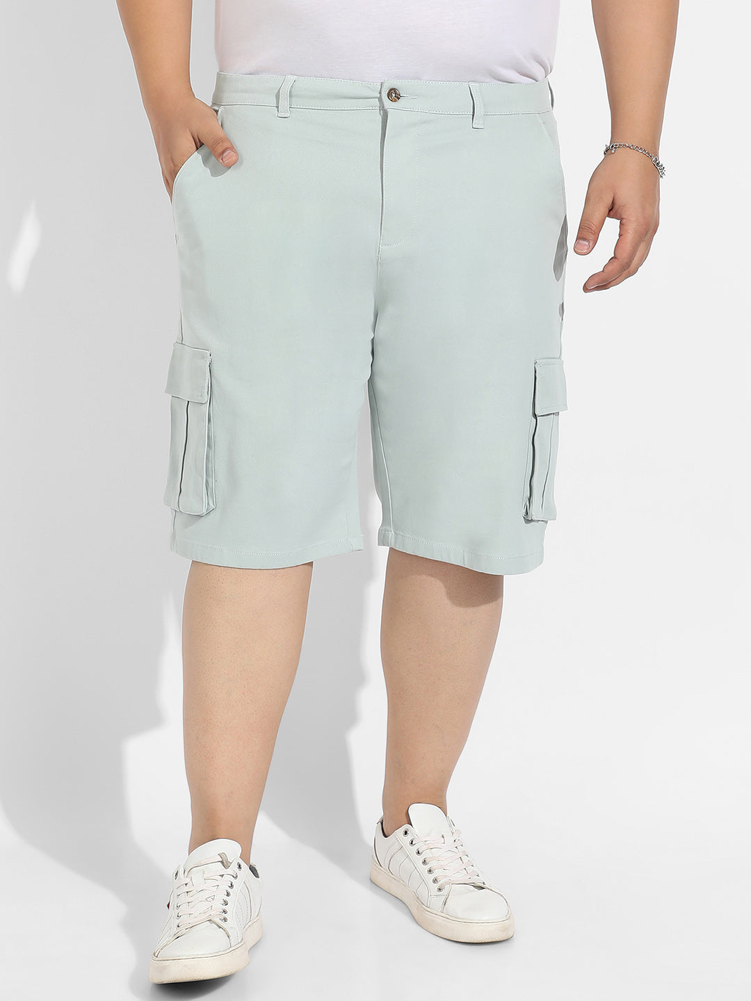 Sage Green Cargo Shorts