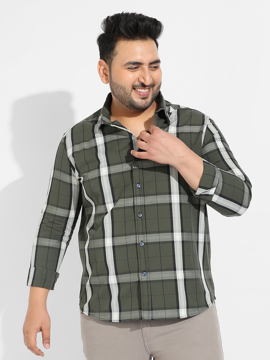 Tartan Plaid Dark Green Shirt
