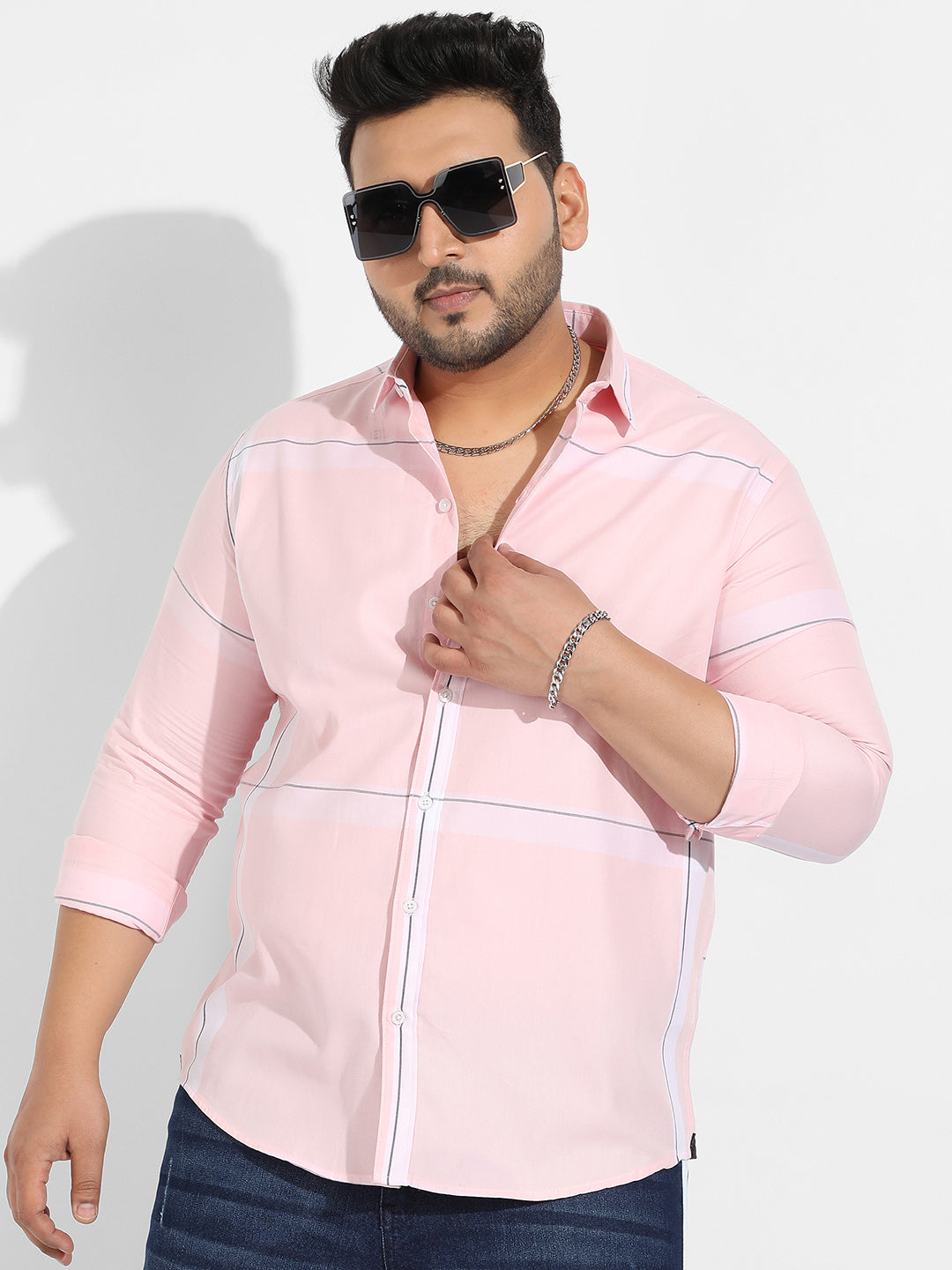 Pastel Striped Button Up Shirt