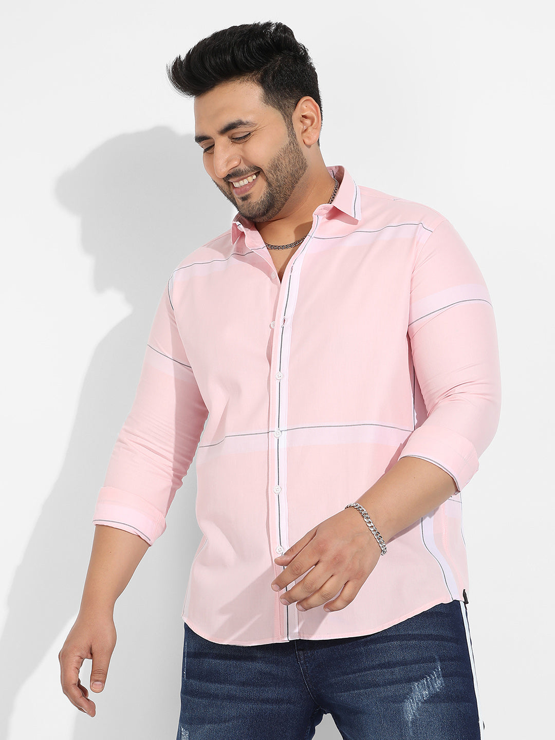 Pastel Striped Button Up Shirt