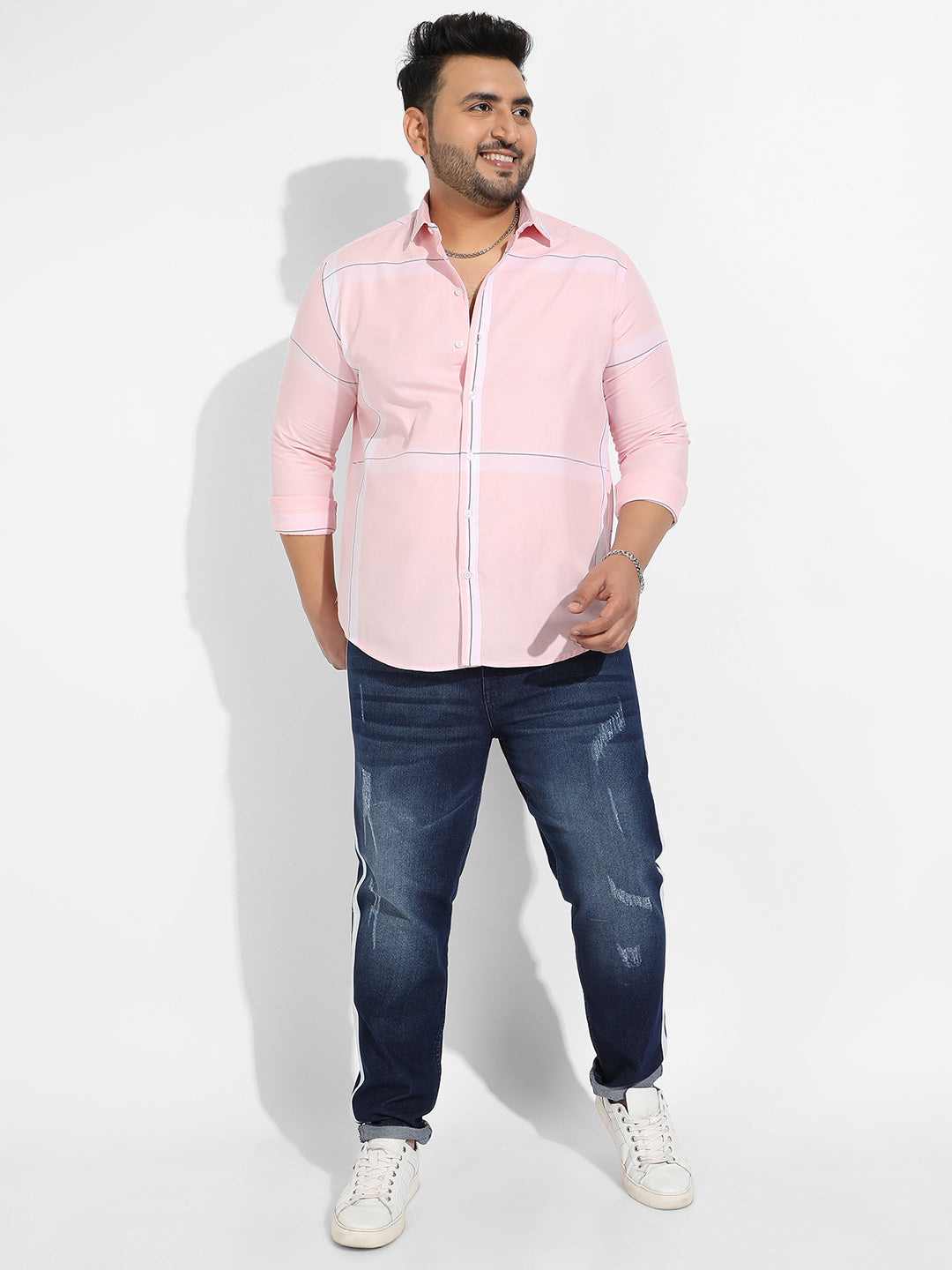 Pastel Striped Button Up Shirt