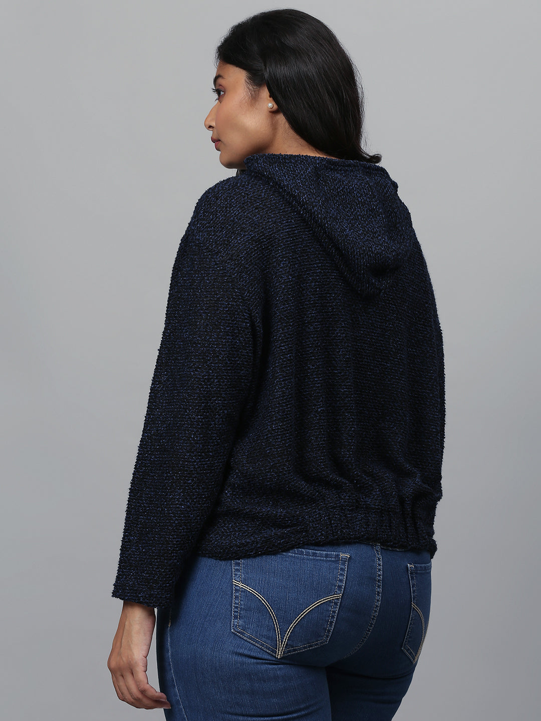 Solid Stylish Casual Sweatshirt