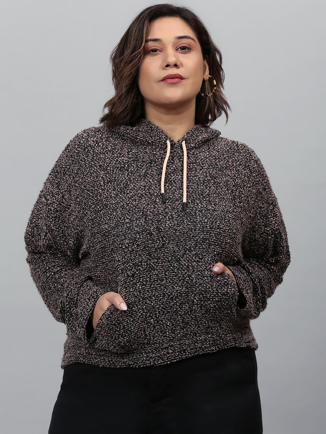 Solid Stylish Casual Sweatshirt