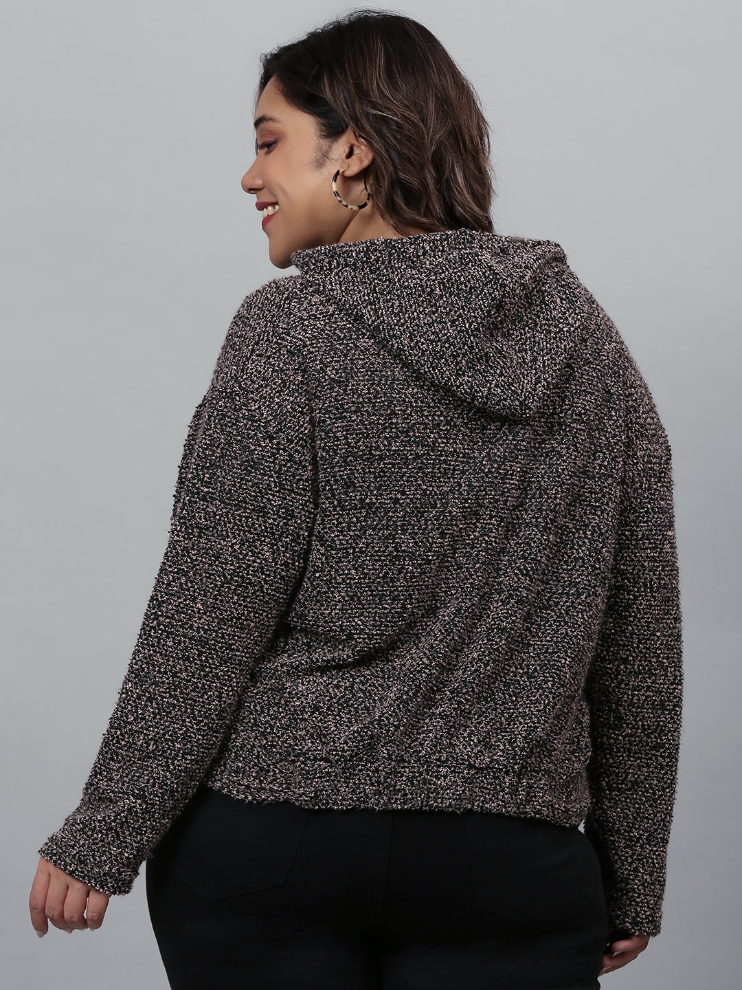 Solid Stylish Casual Sweatshirt