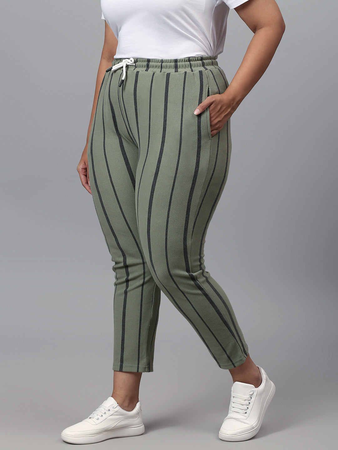 Striped Casual & Evening Trackpant