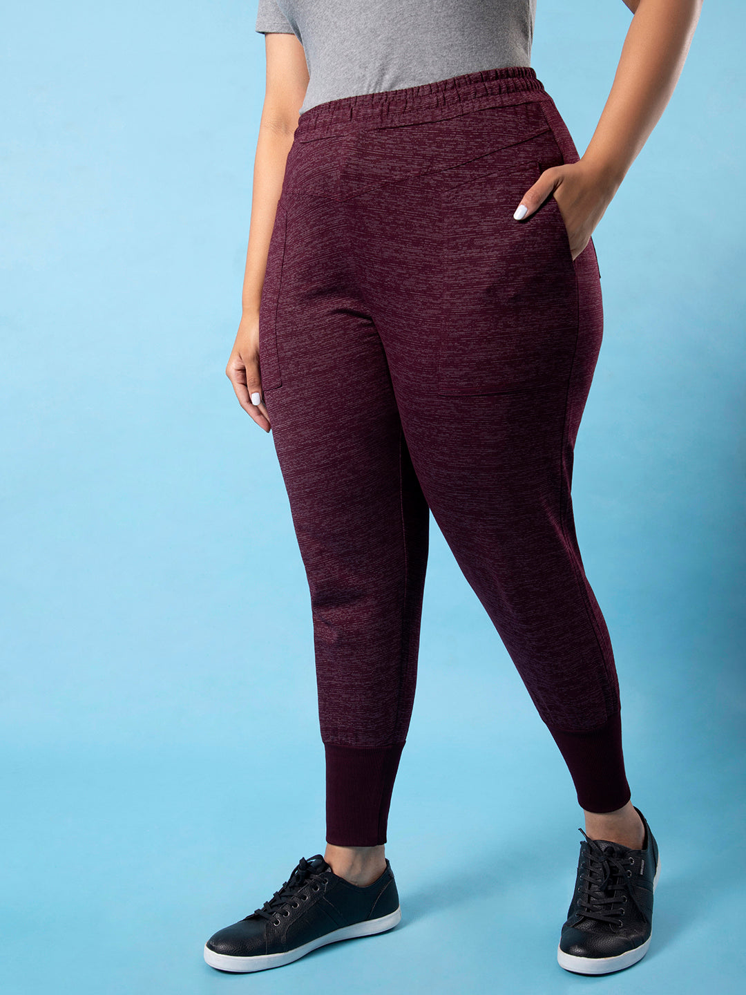 Stylish Casual Maroon Joggers