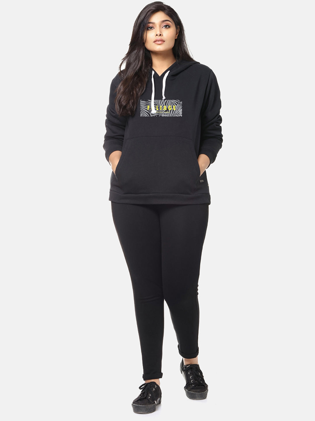 Printed Hooded Sweatshirt