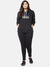 WOMEN PRINTED HOODED SWEATSHIRT