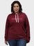 WOMEN TYPOGRAPHIC SWEATSHIRT WITH HOOD