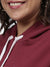 WOMEN TYPOGRAPHIC SWEATSHIRT WITH HOOD