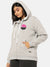 WOMEN PRINTED STYLISH CASUAL HOODED SWEATSHIRT