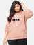 BABY PINK HOODED SWEATSHIRT
