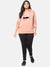 BABY PINK HOODED SWEATSHIRT
