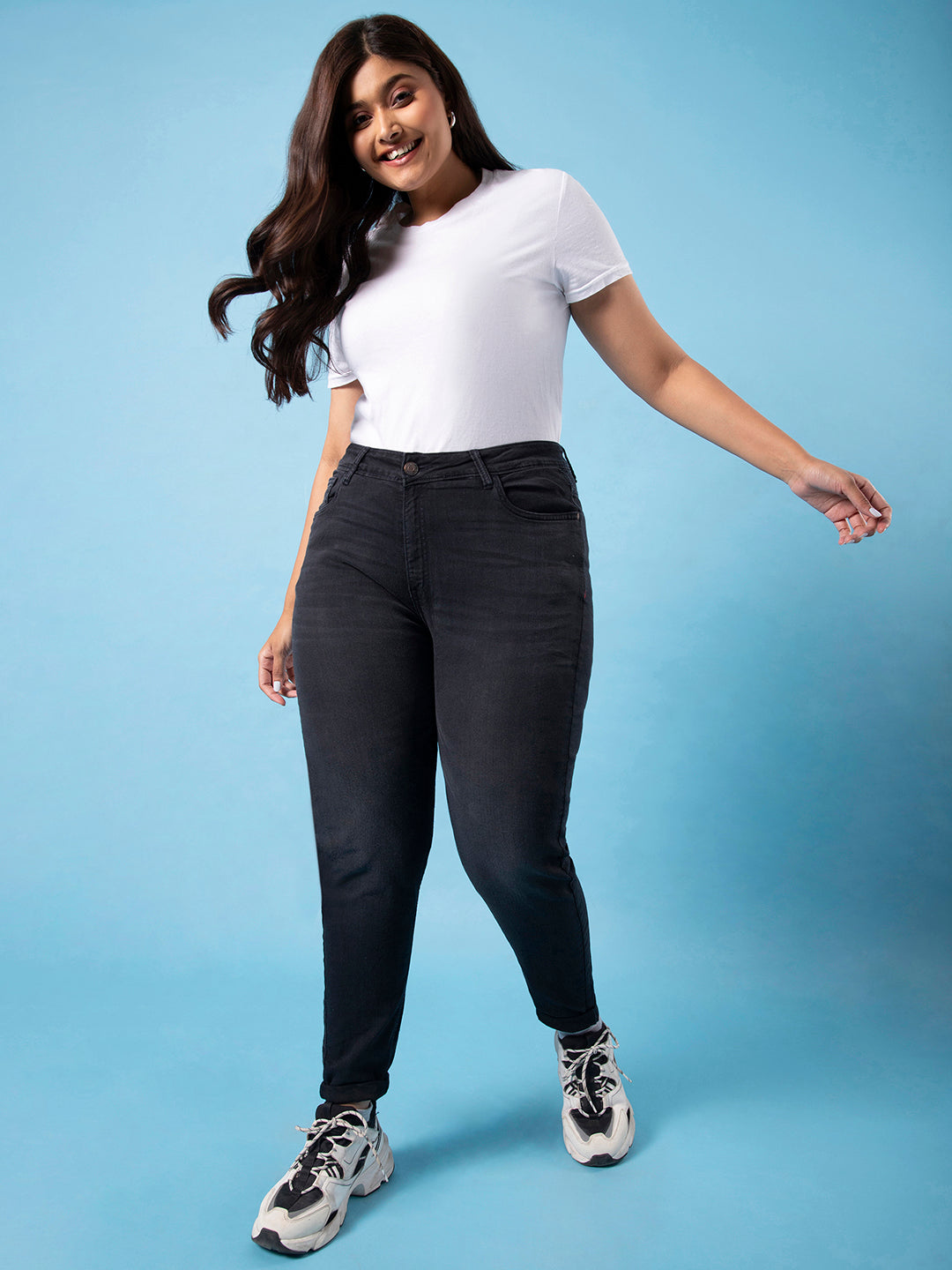 Size 36 In Pants Womens Plus Size WOMEN STYLISH SOLID