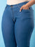PLUS SIZE WOMEN STYLISH CASUAL BLUE JEANS