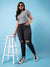 WOMEN STYLISH TORN CASUAL BLACK JEANS