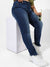 Navy Blue Dark-Wash Denim Jeans