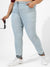 Mid-Rise Light-Wash Denim Jeans