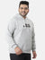 Plus Size Men's Grey Only Human Hoodie