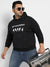 Plus Size Men's Jet Black Dare To Be Different Hoodie