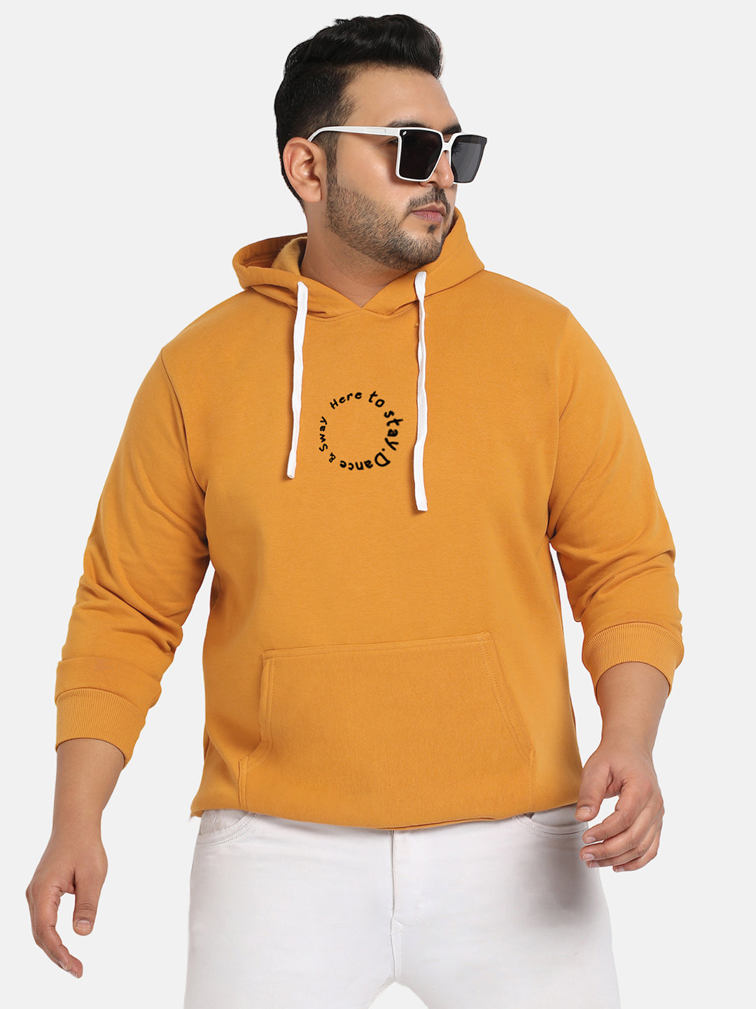 Mustard Yellow Earth Dance Hoodie