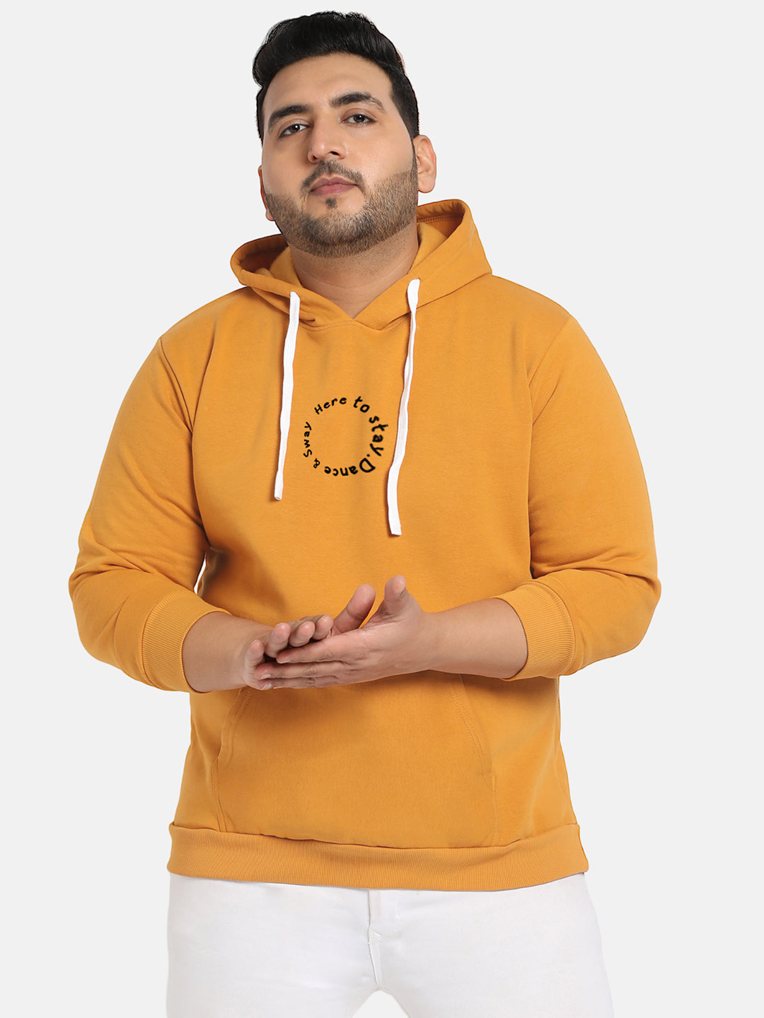 Mustard Yellow Earth Dance Hoodie