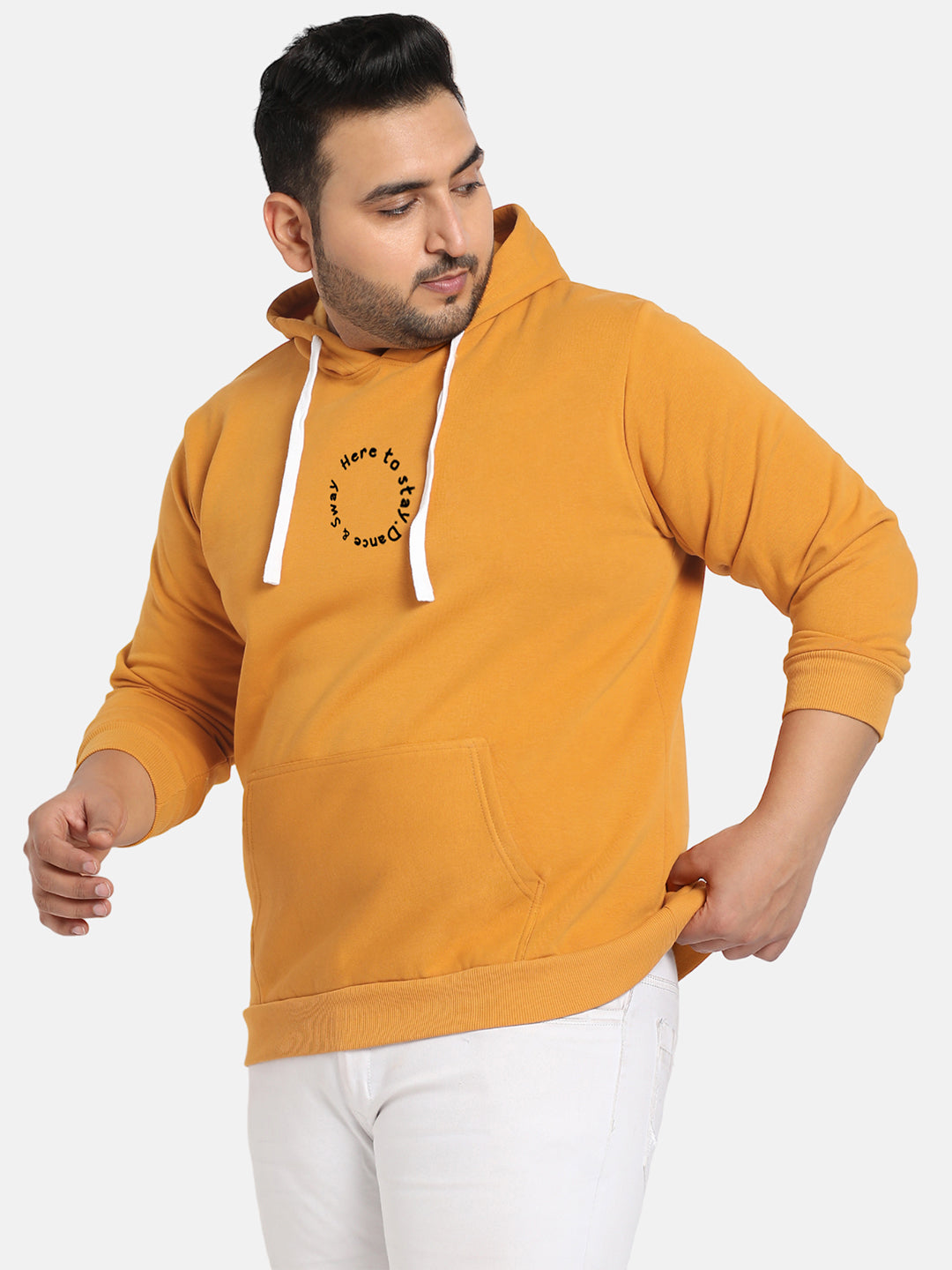 Mustard Yellow Earth Dance Hoodie