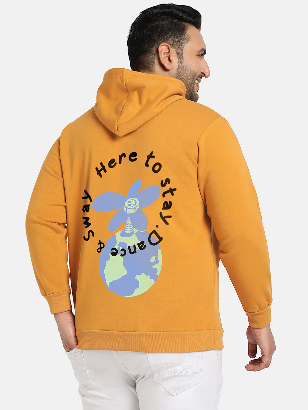 Mustard Yellow Earth Dance Hoodie