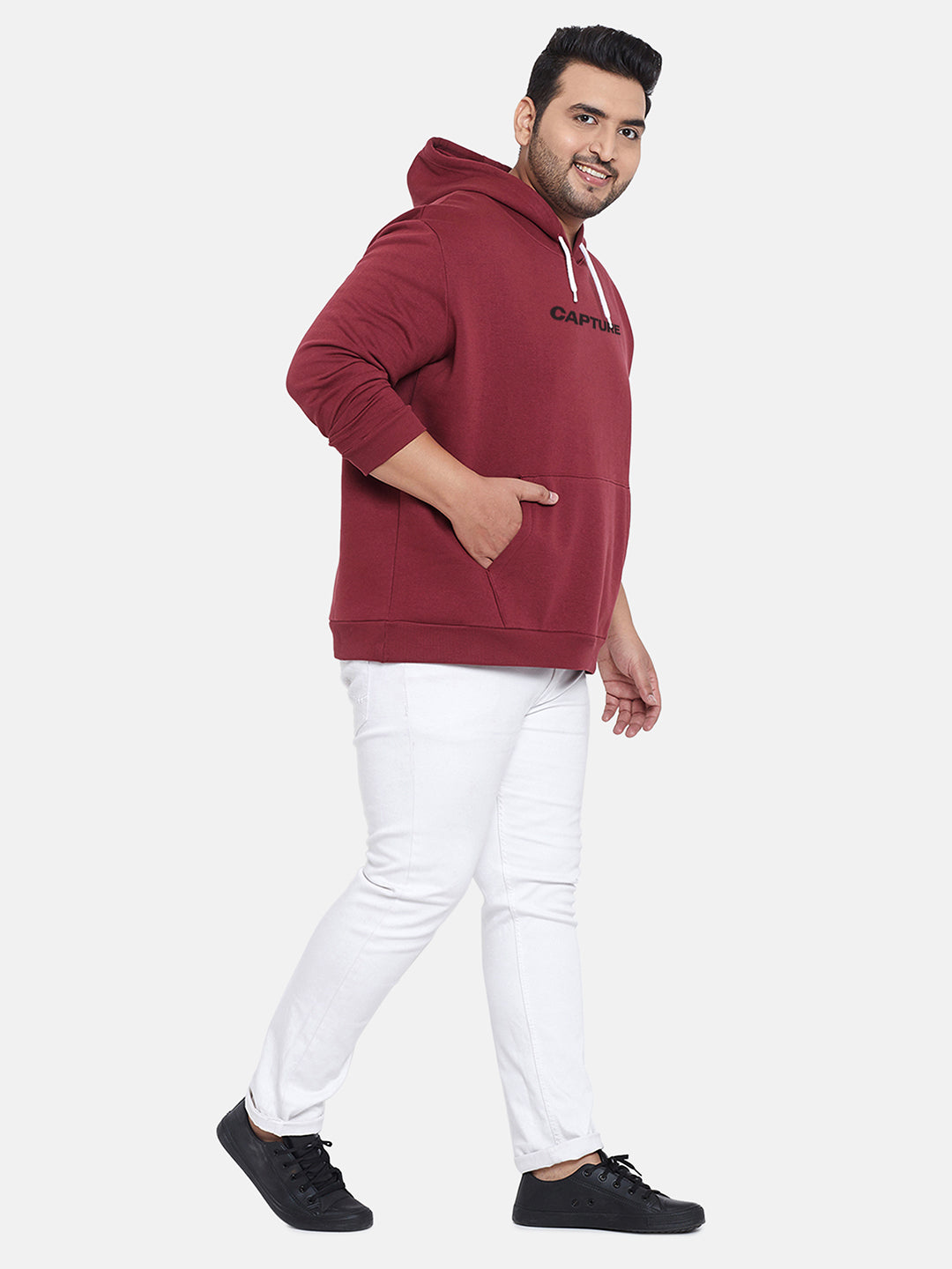 Wine Red Capture Hoodie