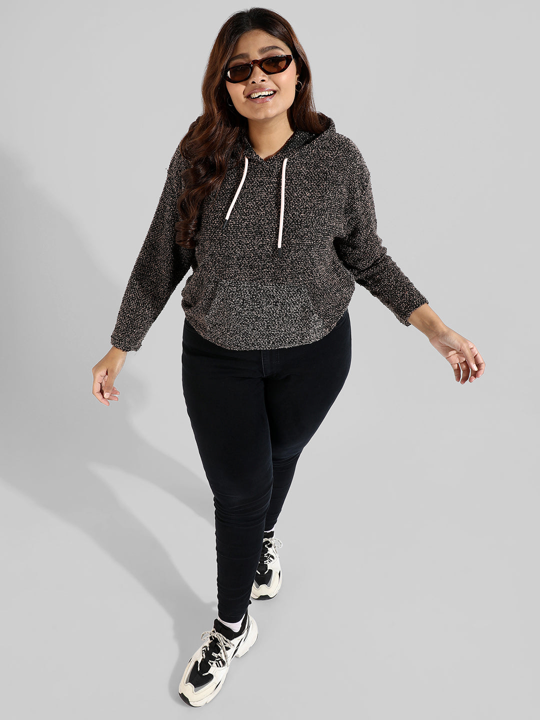 Solid Stylish Hooded Sweatshirts