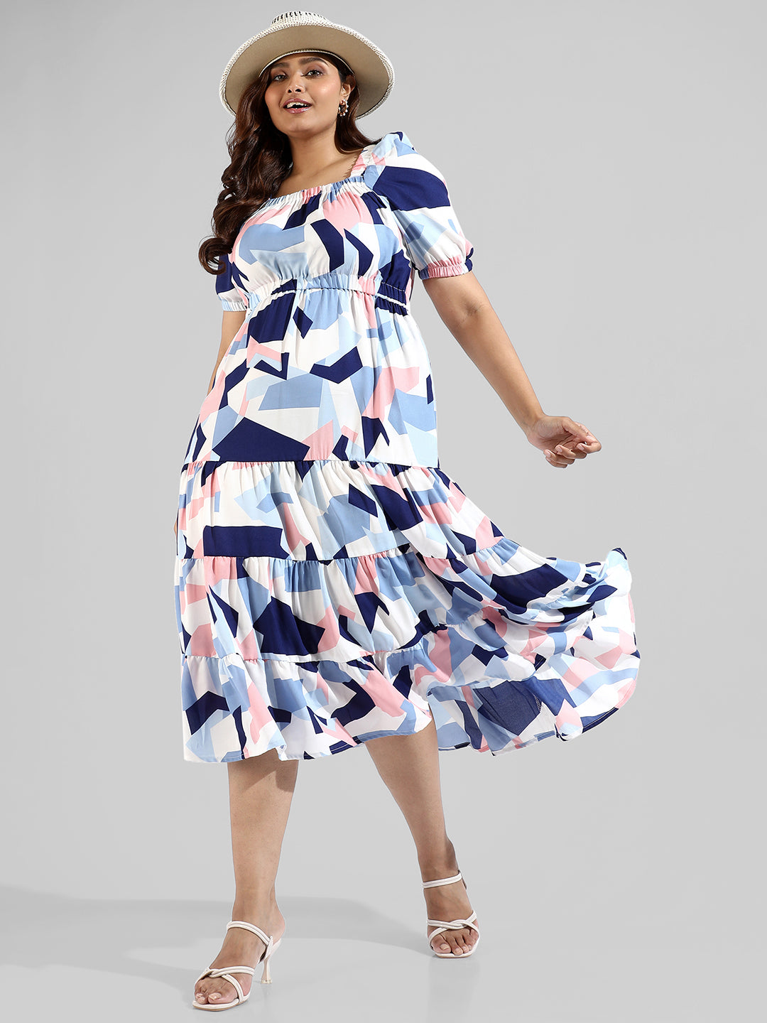 Ifp - Graphic Design Stylish Casual Dress -