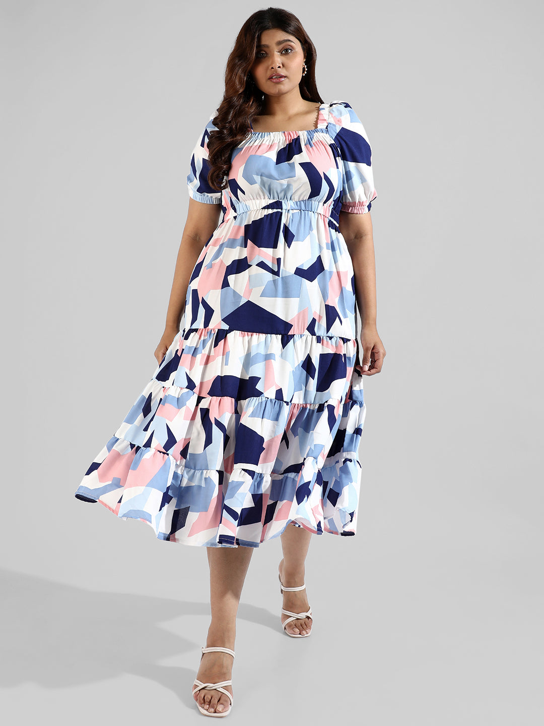Ifp - Graphic Design Stylish Casual Dress -