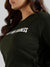 Instafab Plus Women Printed Stylish Long Sleeve Round Neck Top