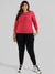 Solid Stylish Quarter Sleeve Round neck Top