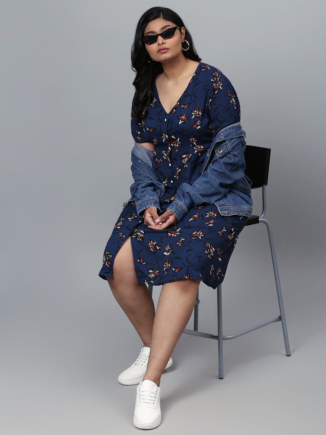 WOMEN FLORAL DESIGN DRESS